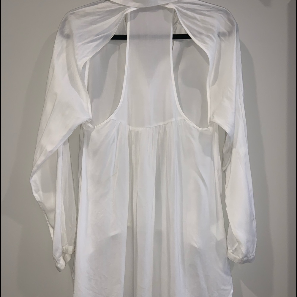 BCBG cutout shirt